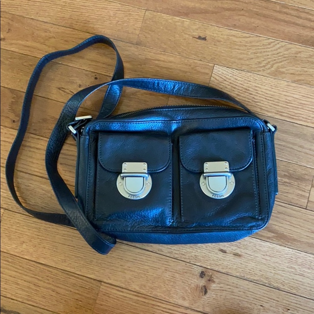 COPY - Black Fossil Crossbody